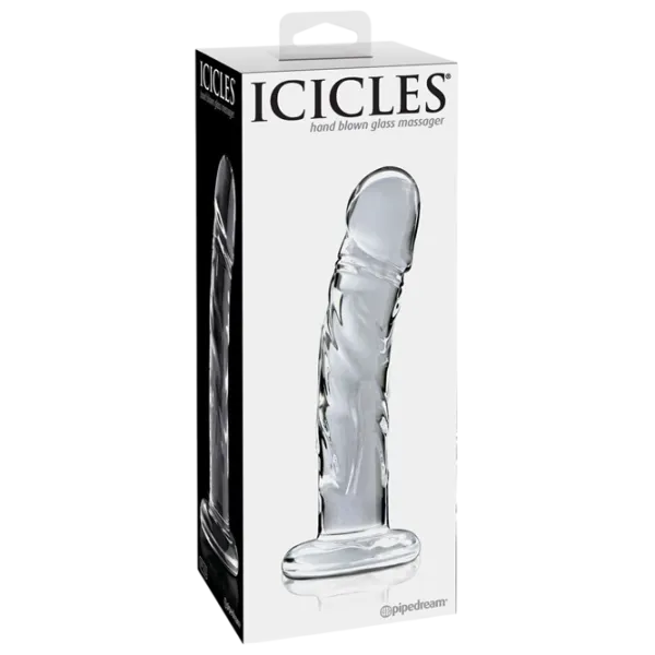Дилдо Icicles No.62 (18 см) / Прозрачный photo 3