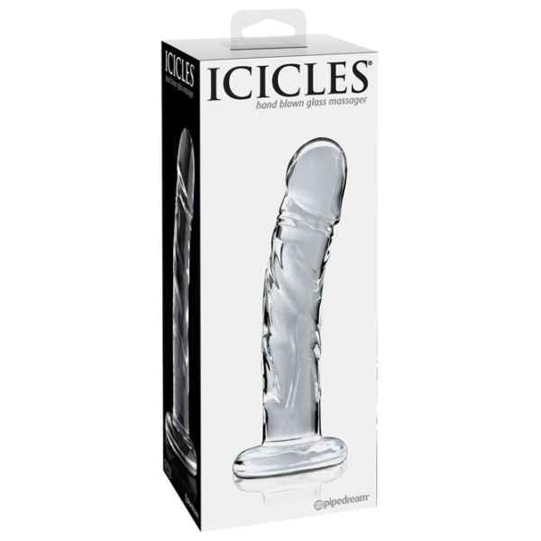 Дилдо Icicles No.62 (18 см) / Прозрачный photo 3