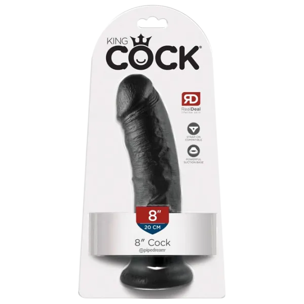 Дилдо King Cock 8 " (21.5 см) / Черный photo 4 Дилдо King Cock 8 " (21.5 см) / Черный photo 4