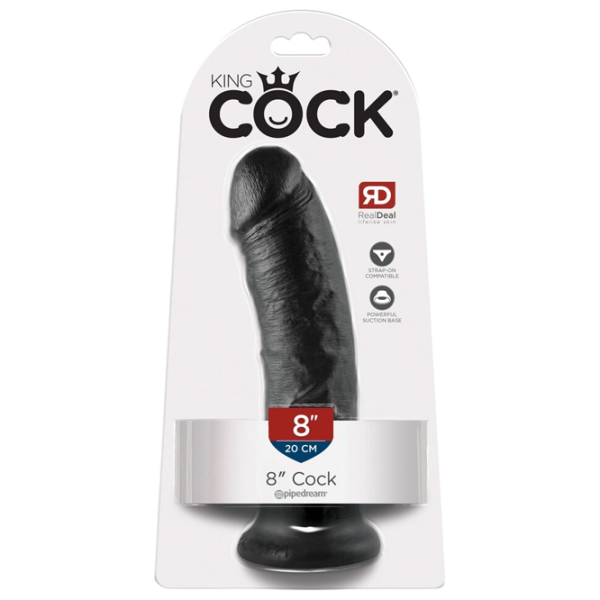 Дилдо King Cock 8 " (21.5 см) / Черный photo 4 Дилдо King Cock 8 " (21.5 см) / Черный photo 4