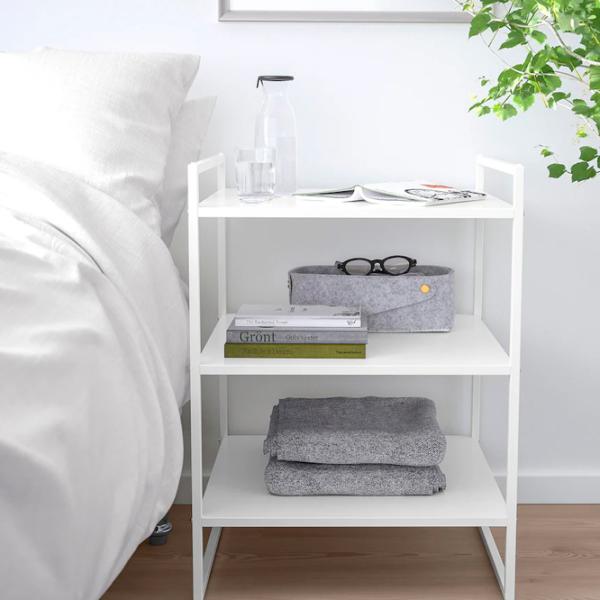 Etajeră Ikea Jonaxel 70 x 51 x 51 cm / Oțel / White photo 2