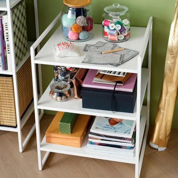 Etajeră Ikea Jonaxel 160 x 182 x 51 cm / Oțel / White photo 4 Etajeră Ikea Jonaxel 160 x 182 x 51 cm / Oțel / White photo 4