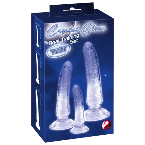 Jucărie anală You2Toys Crystal Anal Training Set Blue photo 6 Jucărie anală You2Toys Crystal Anal Training Set Blue photo 6