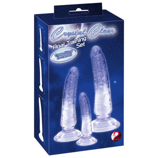 Jucărie anală You2Toys Crystal Anal Training Set Blue photo 6 Jucărie anală You2Toys Crystal Anal Training Set Blue photo 6