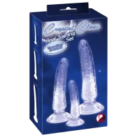 Jucărie anală You2Toys Crystal Anal Training Set Blue photo 6