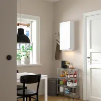 Etajeră Ikea Omar Oțel inoxidabil / Silver photo 4