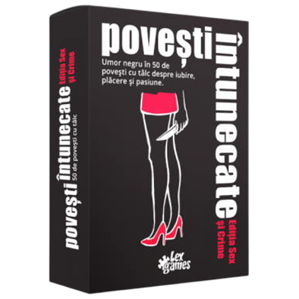 Joc de masă Lex Games Black Stories: Sex and Crime Edition 17+/ Pentru petreceri photo 1 Joc de masă Lex Games Black Stories: Sex and Crime Edition 17+/ Pentru petreceri photo 1