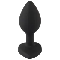 Jucărie anală You2Toys Silicone Butt Plug Black photo 2