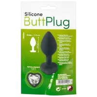 Jucărie anală You2Toys Silicone Butt Plug Black photo 5