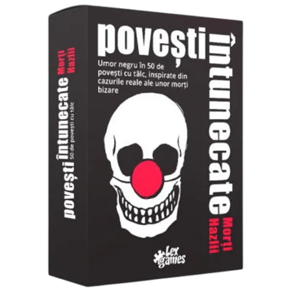 Joc de masă Lex Games Black Stories: Funny Death Edition 12+/ Pentru petreceri photo 1