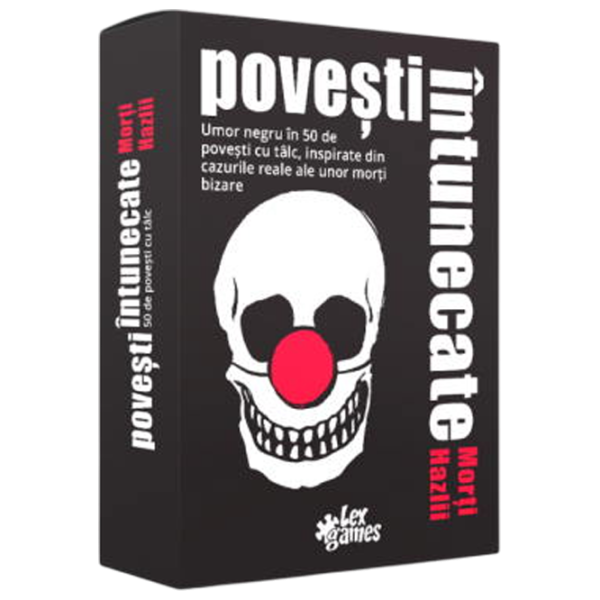 Joc de masă Lex Games Black Stories: Funny Death Edition 12+/ Pentru petreceri photo 1