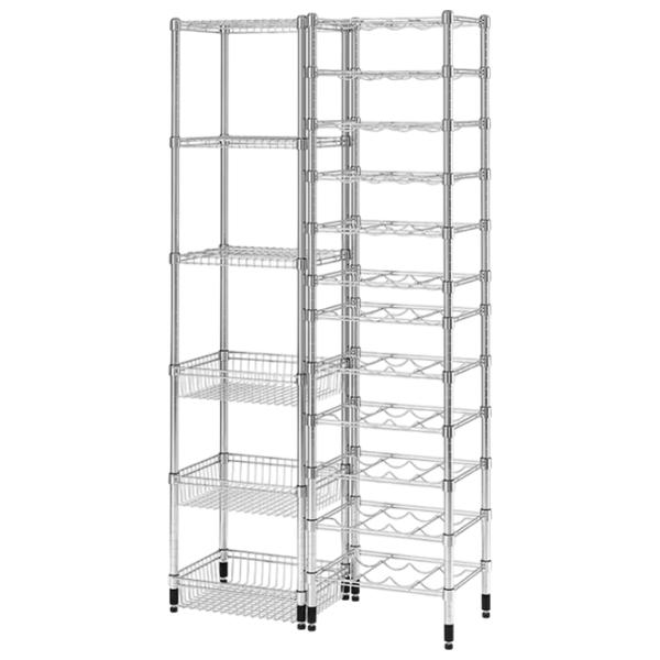 Стеллаж Ikea Omar  Нержавеющая сталь / Серебряный photo 1