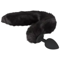 Анальная игрушка Bad Kitty Pet Play Plug & Ears 2in1 Черный