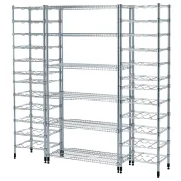 Стеллаж Ikea Omar  Нержавеющая сталь / Серебряный