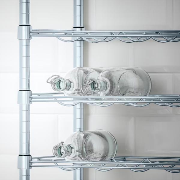 Стеллаж Ikea Omar  Нержавеющая сталь / Серебряный photo 2