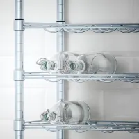 Etajeră Ikea Omar Oțel inoxidabil / Silver photo 2