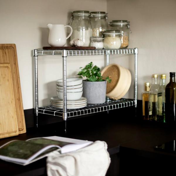 Стеллаж Ikea Omar  Нержавеющая сталь / Серебряный photo 3