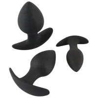 Jucărie anală Black Velvets Anal Trainer Set Black photo 2