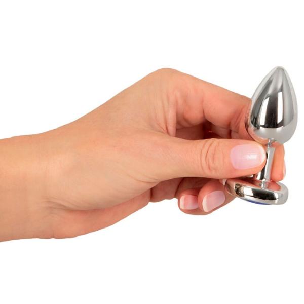 Анальная игрушка Magic Shiver Butt Plug Metal Серебряный photo 4