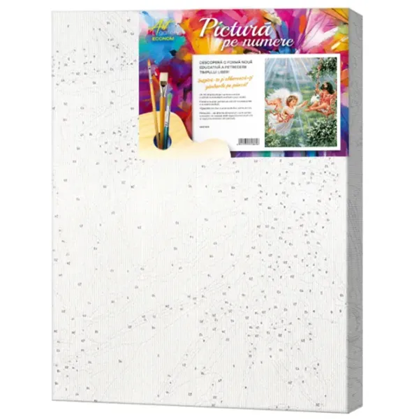 Картина по номерам Art Gallery Ангелок и девочка на качеле GX8488 50 x 40 см / Вертикальная photo 2