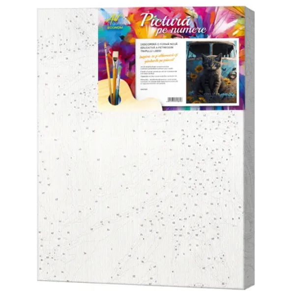 Pictură pe numere Art Gallery Motan sălbatic și autobus GX46396 50 x 40 cm / Verticală photo 3