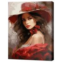 Картина по номерам Art Gallery Девушка в шляпе GX46462 50 x 40 см / Вертикальная photo 3