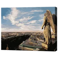 Картина по номерам Art Gallery Вид на город GX24684 50 x 40 см / Горизонтальная