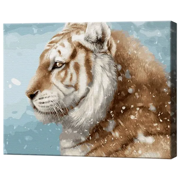 Pictură pe numere Art Gallery Tigru brun GX9641 50 x 40 cm / Orizontală photo 1
