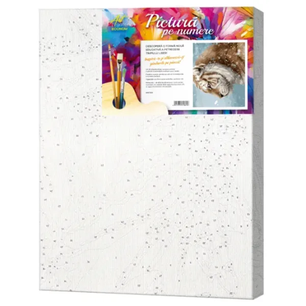 Pictură pe numere Art Gallery Tigru brun GX9641 50 x 40 cm / Orizontală photo 3