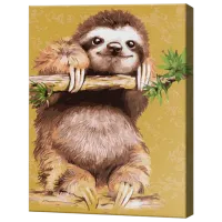 Картина по номерам Art Gallery Ленивец GX42920 50 x 40 см / Вертикальная