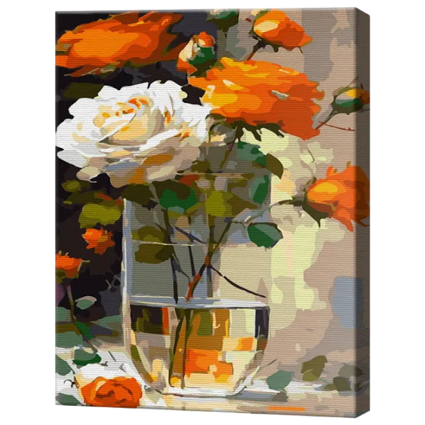 Картина по номерам Art Gallery Розы в вазе GX46544 50 x 40 см / Вертикальная photo 1 Картина по номерам Art Gallery Розы в вазе GX46544 50 x 40 см / Вертикальная photo 1