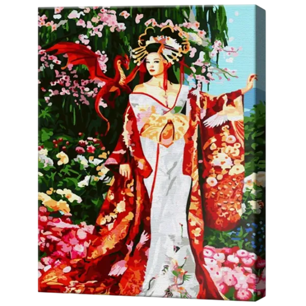 Картина по номерам Art Gallery Японская красавица GX39779 50 x 40 см / Вертикальная photo 1