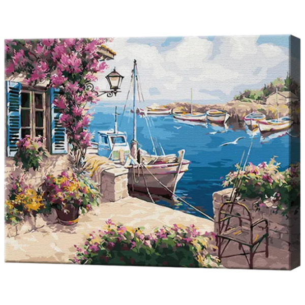 Картина по номерам Art Gallery Яхта у дома GX29487 50 x 40 см / Горизонтальная photo 1