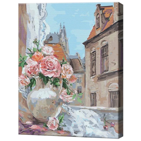 Картина по номерам Art Gallery Цветы на тротуаре GX42627 50 x 40 см / Вертикальная photo 1