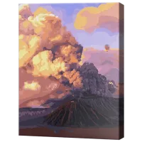 Картина по номерам Art Gallery Облака над вулканом GX31718 50 x 40 см / Вертикальная