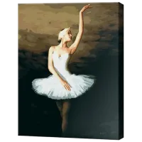 Картина по номерам Art Gallery Элегантная балерина GX9985 50 x 40 см / Вертикальная