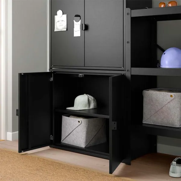 Etajeră Ikea Bror  Black / Oțel photo 3