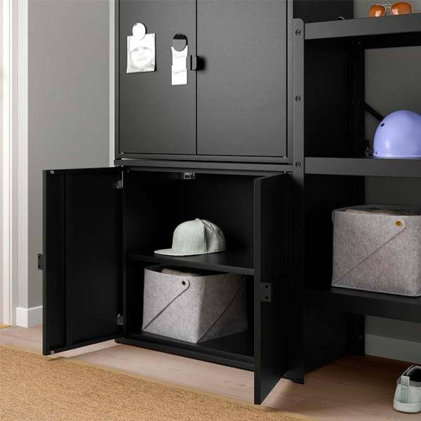 Etajeră Ikea Bror  Black / Oțel photo 3