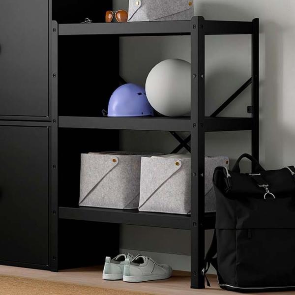 Etajeră Ikea Bror  Black / Oțel photo 4