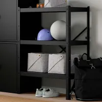 Etajeră Ikea Bror Black / Oțel photo 4