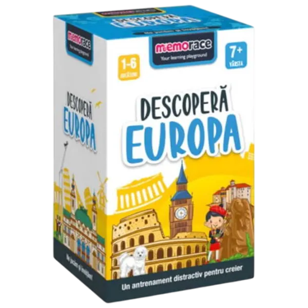 Joc educativ Memorace Discover Europe 7+/ Dezvoltare photo 1