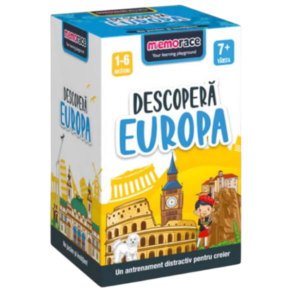 Joc educativ Memorace Discover Europe 7+/ Dezvoltare photo 1