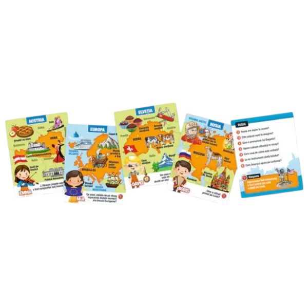 Joc educativ Memorace Discover Europe 7+/ Dezvoltare photo 2