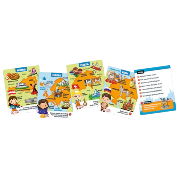 Joc educativ Memorace Discover Europe 7+/ Dezvoltare photo 2