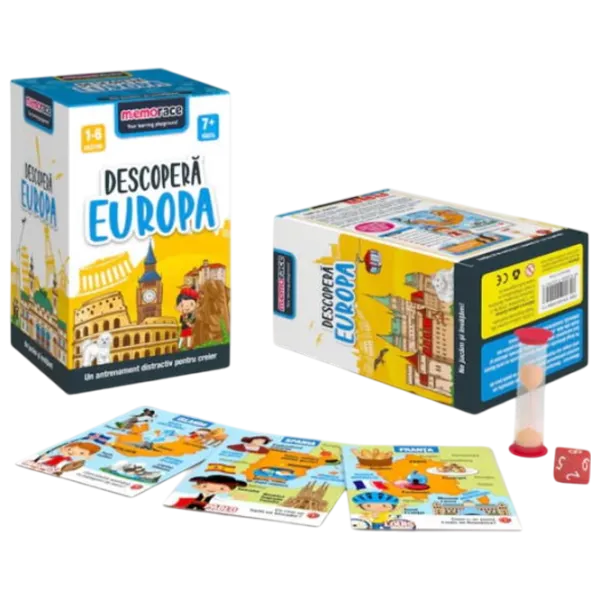 Joc educativ Memorace Discover Europe 7+/ Dezvoltare photo 3