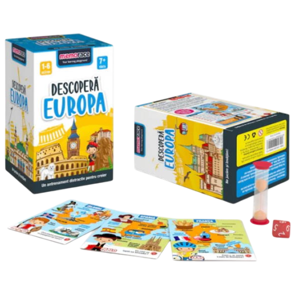 Joc educativ Memorace Discover Europe 7+/ Dezvoltare photo 3