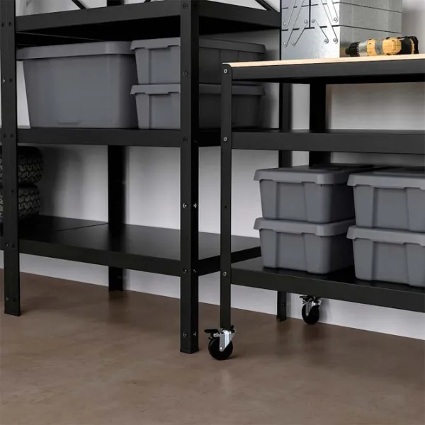 Etajeră Ikea Bror  Black / Oțel photo 2