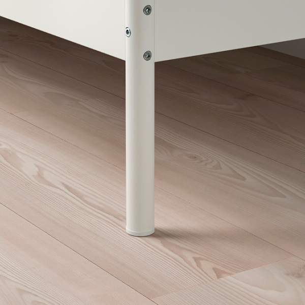 Кровать Ikea Vevelstad 90 x 200 см / Шпон / Белый photo 4