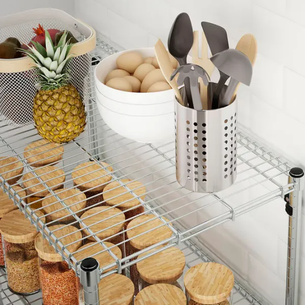 Etajeră Ikea Omar  Oțel inoxidabil / Silver photo 2