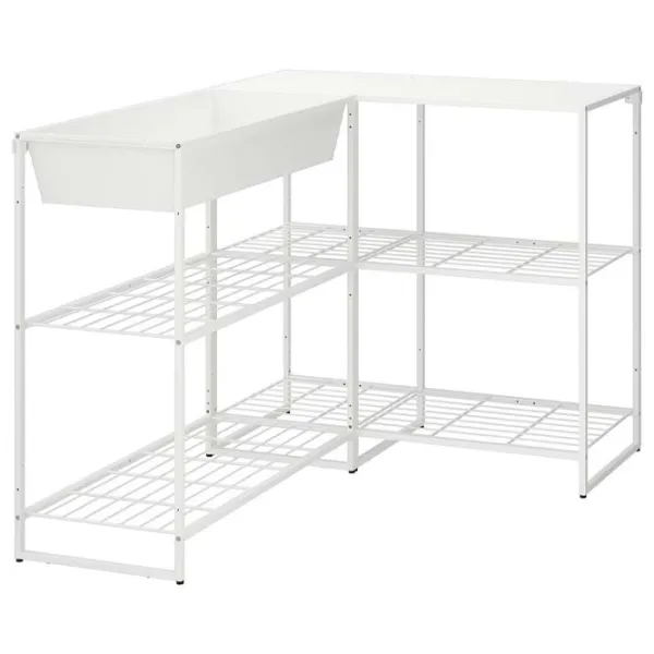 Стеллаж Ikea Jostein Белый / Cталь photo 1